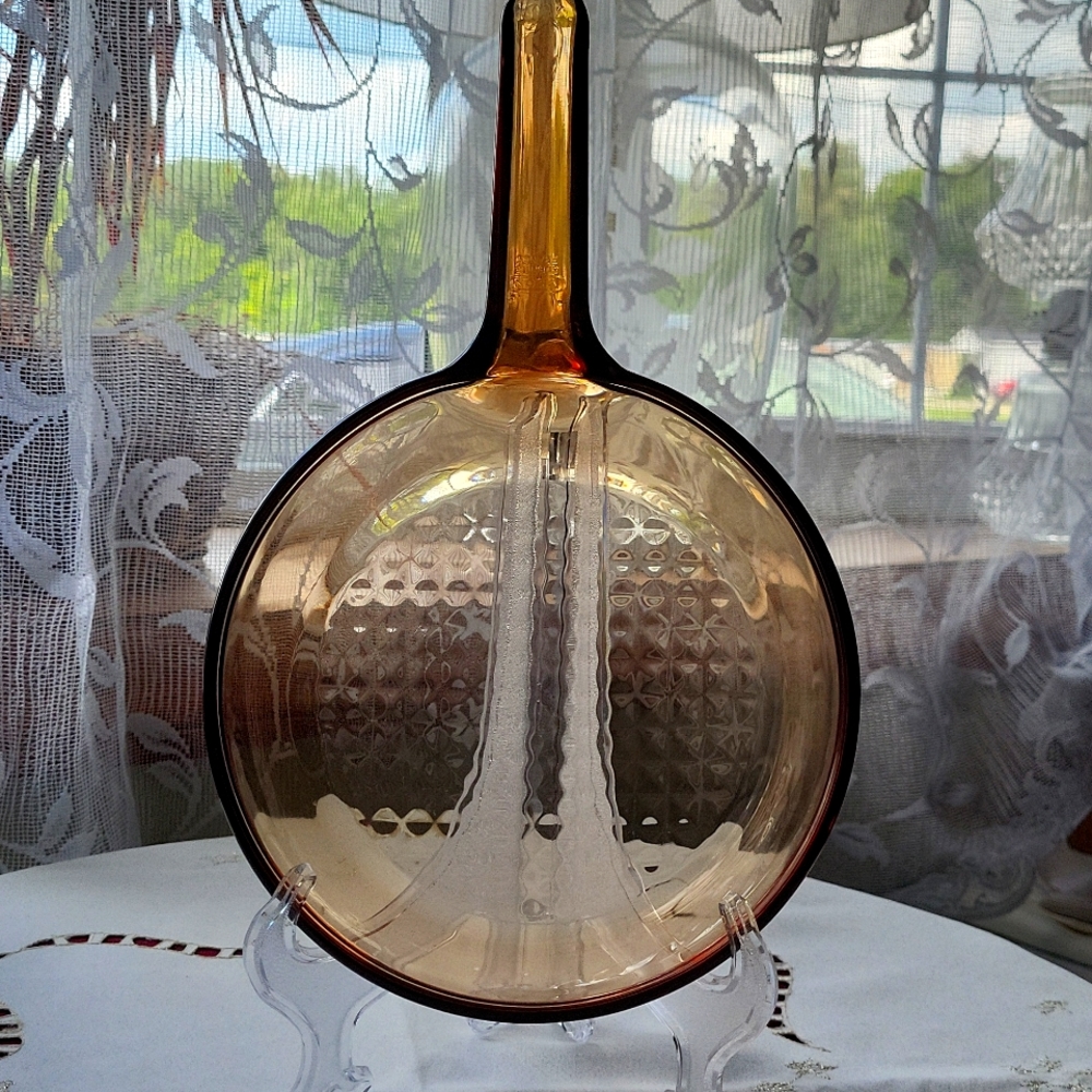 Vintage VISION Corning France - Glass 7.25" Skillet